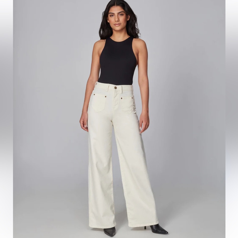 Lola Jeans Milan-IVRY High-Rise Wide Leg Jeans Size 28